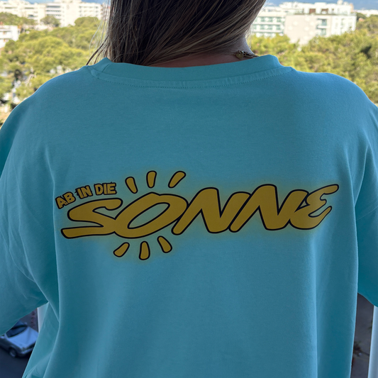 Oversized Shirt – „Ab in die Sonne“
